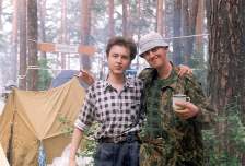 я и мой приятель Коля за чашечкой..